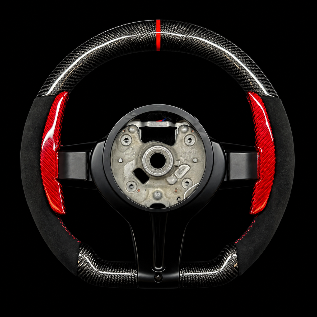 Volante Fibra de Carbono BMW LED