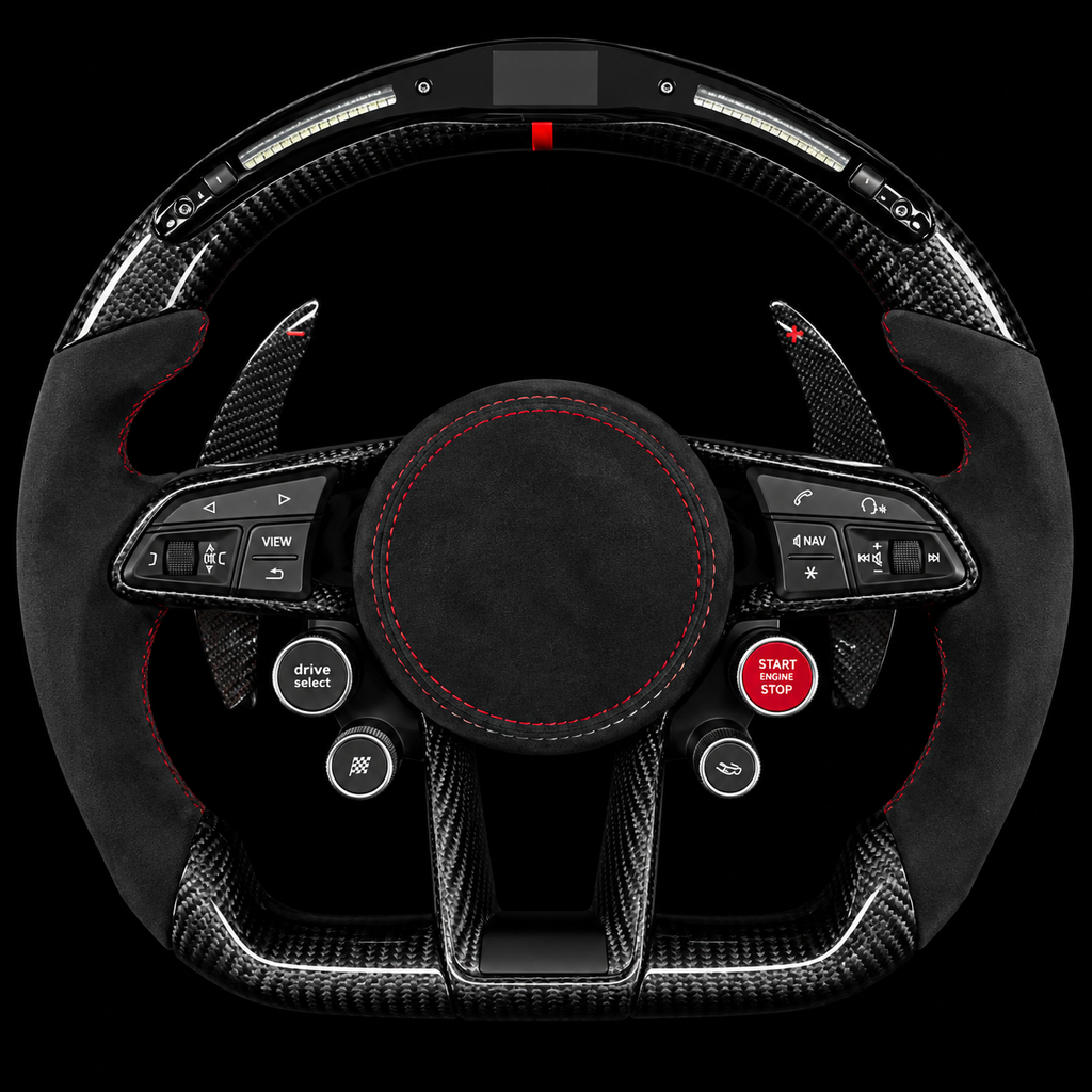 Volante AUDI FIBRA CARBONO LED