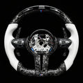 VOLANTE BMW FIBRA CARBONO PLATEADA