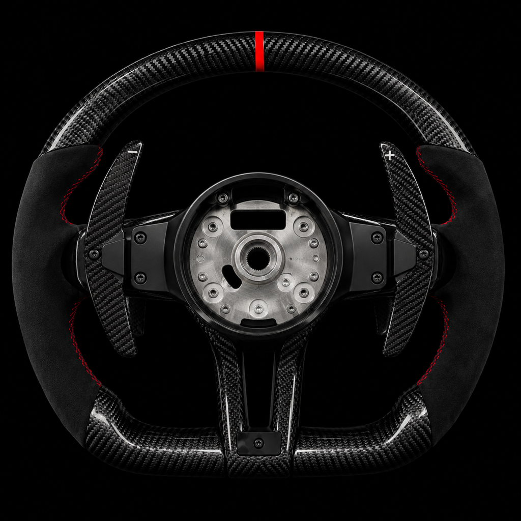 Volante AUDI FIBRA CARBONO LED