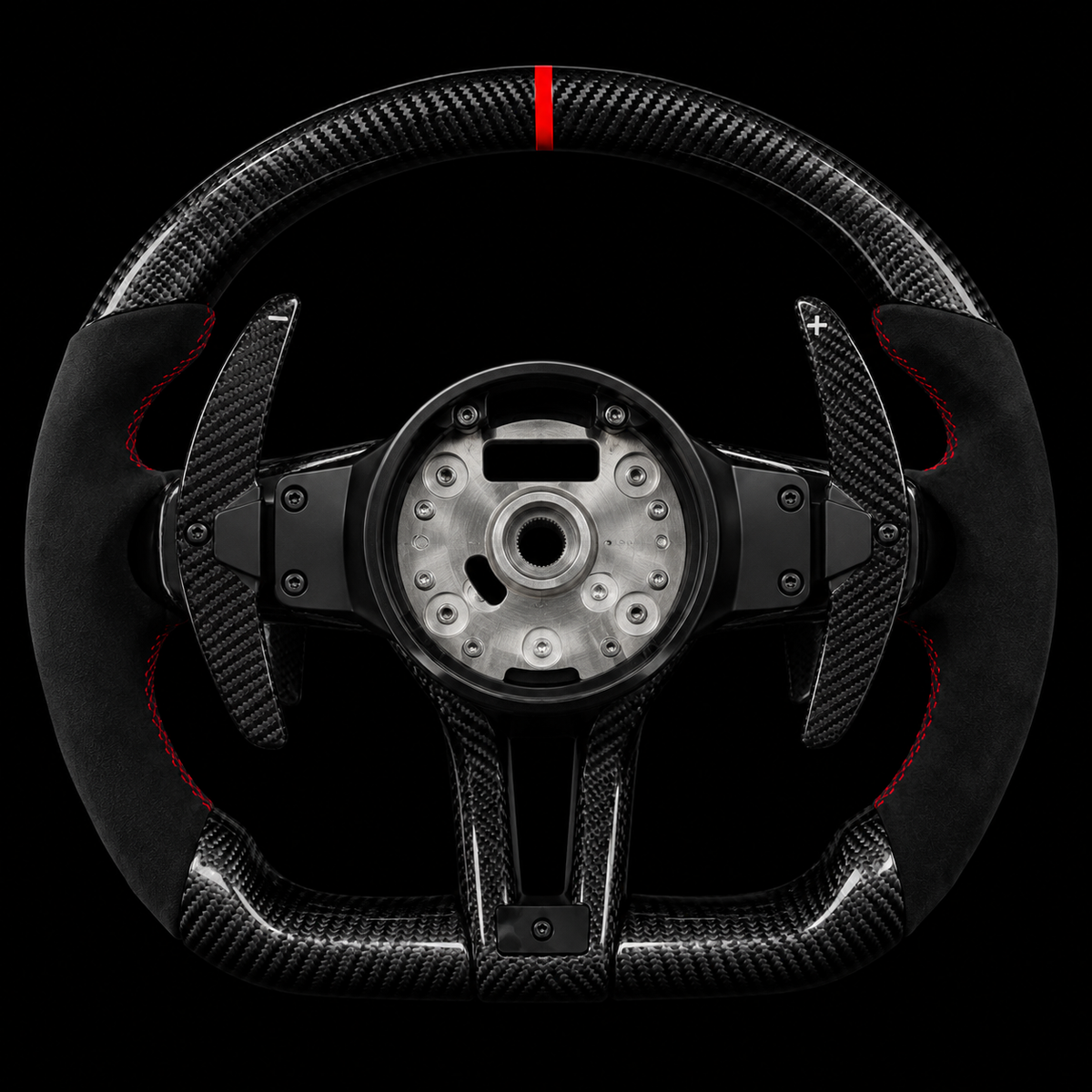 Volante AUDI FIBRA CARBONO LED
