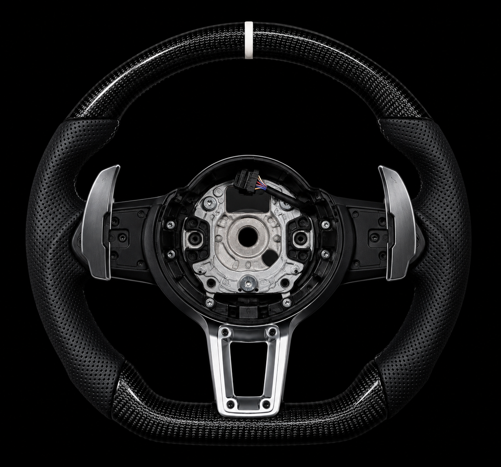 VOLANTE PORSCHE FIBRA CARBONO