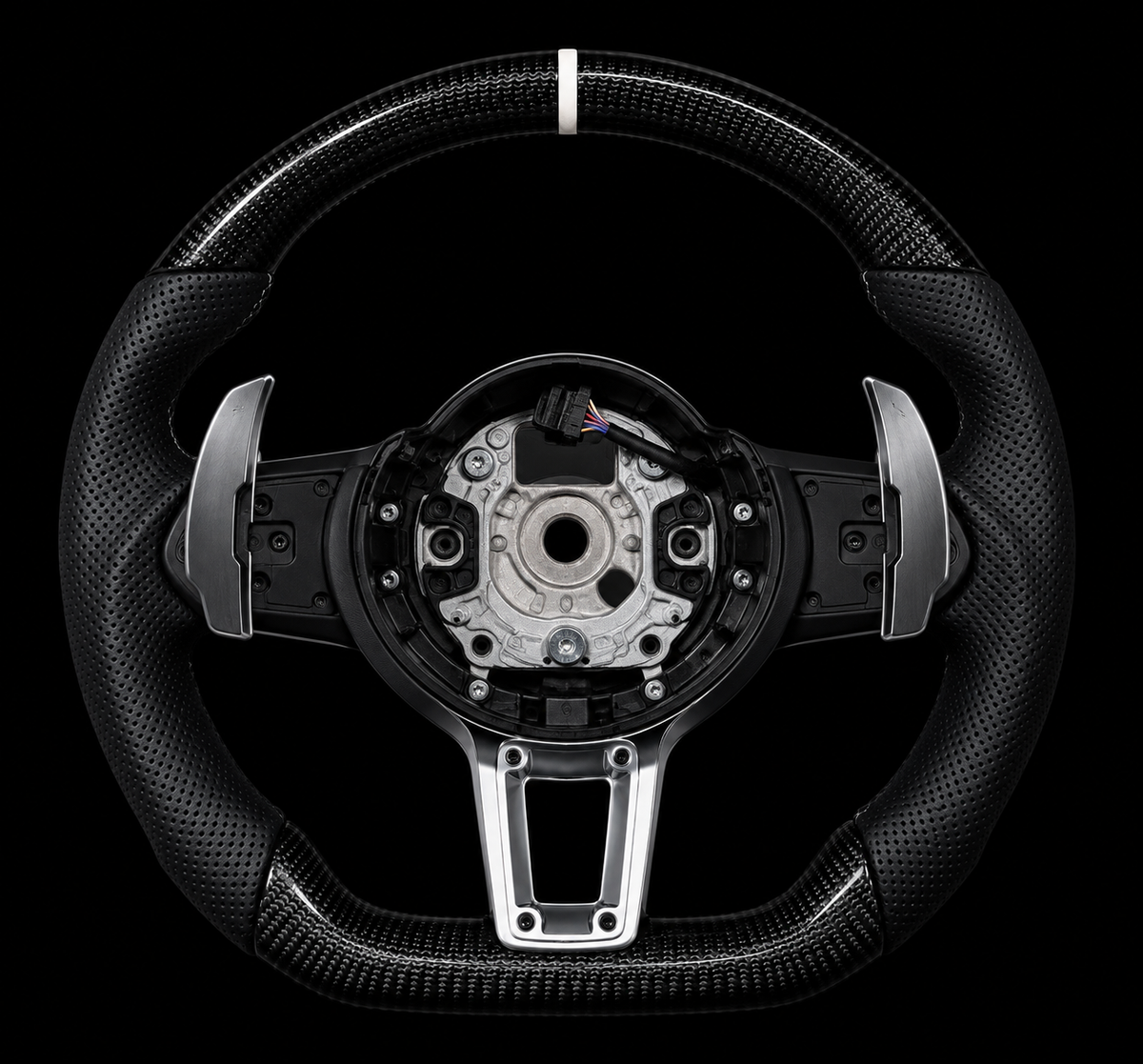 VOLANTE PORSCHE FIBRA CARBONO