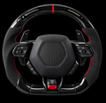 VOLANTE LAMBORGHINI FIBRA CARBONO LED