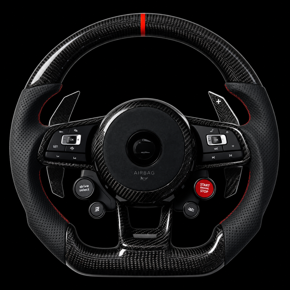 Volante VOLKSWAGEN FIBRA CARBONO