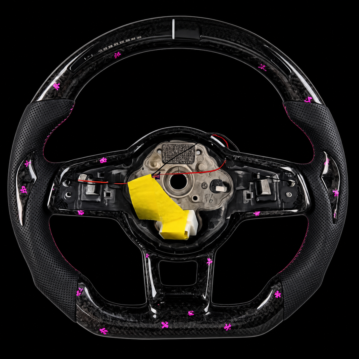 VOLANTE VOLKSWAGEN FIBRA CARBONO LED