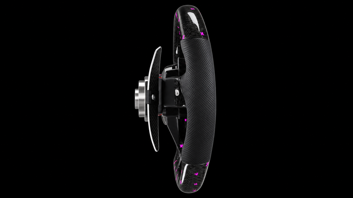 VOLANTE VOLKSWAGEN FIBRA CARBONO LED